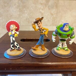 Disney Infinity Characters: Woody, Buzz Lightyear and Jessie